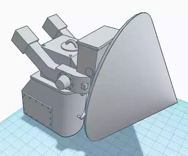 AN SPN 46 Radar Aircraft Approach Radar 3D print model