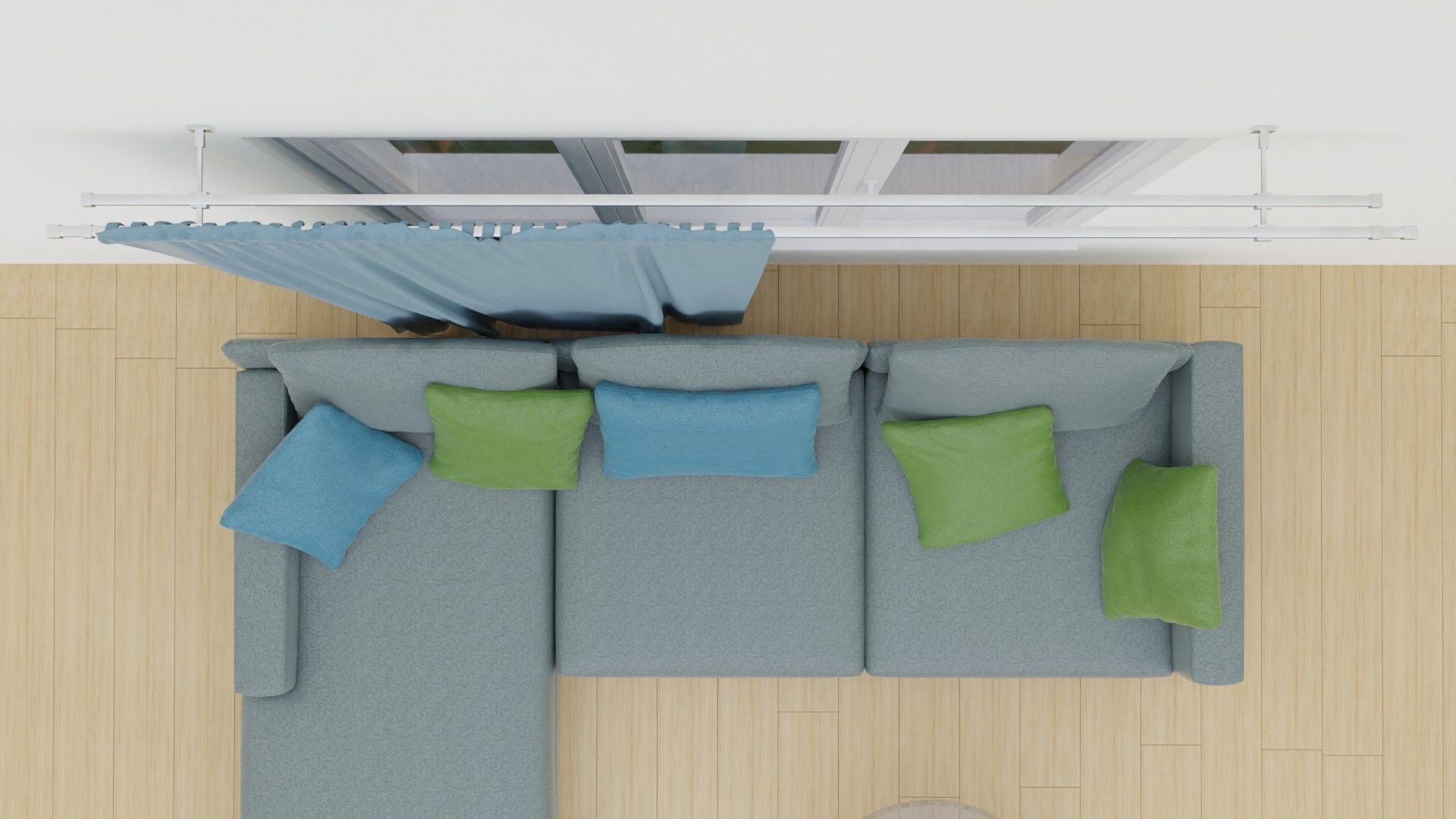 Curtain Rod Collection 3D model_3