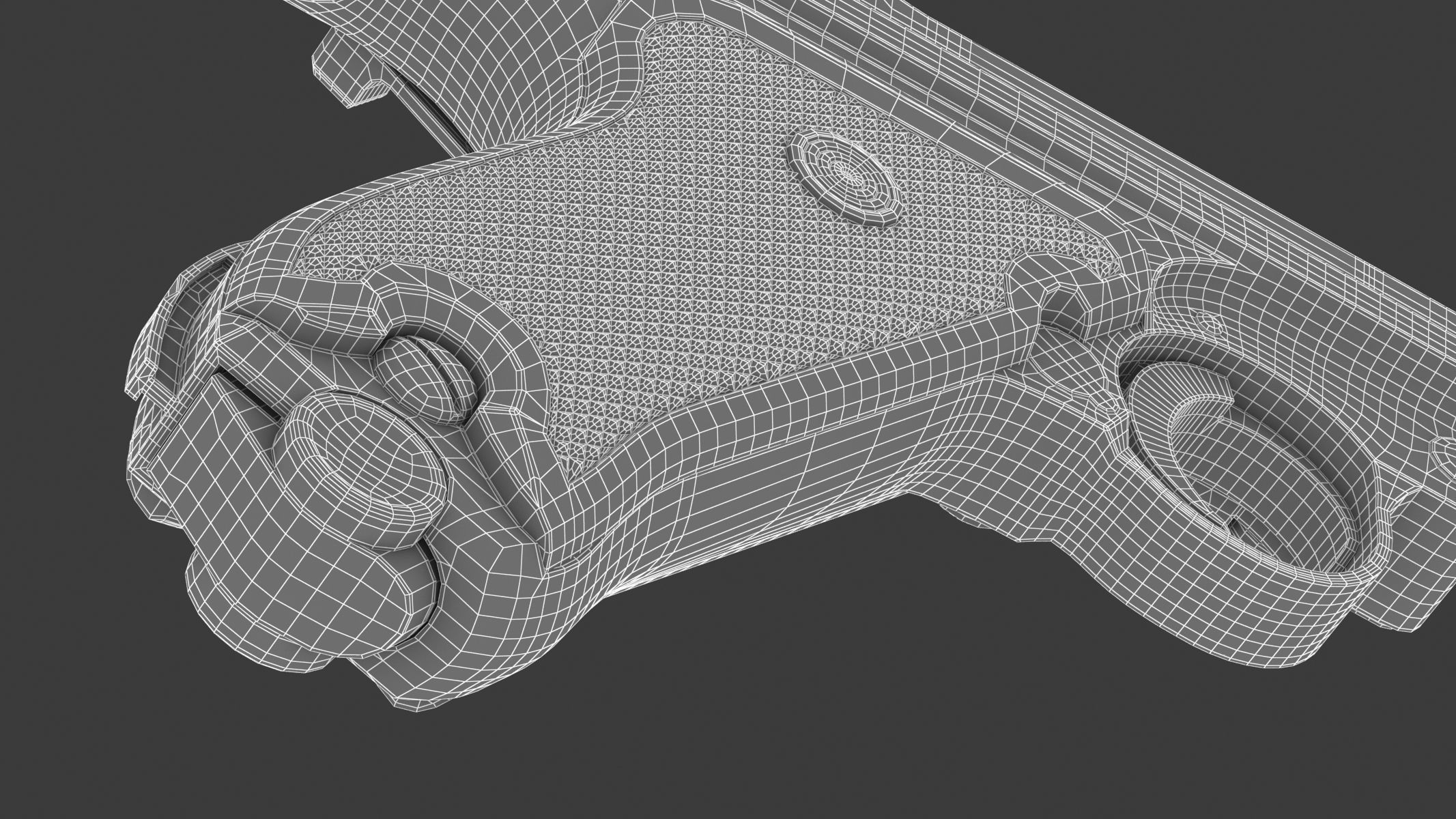 Luger pistol 3D model_26