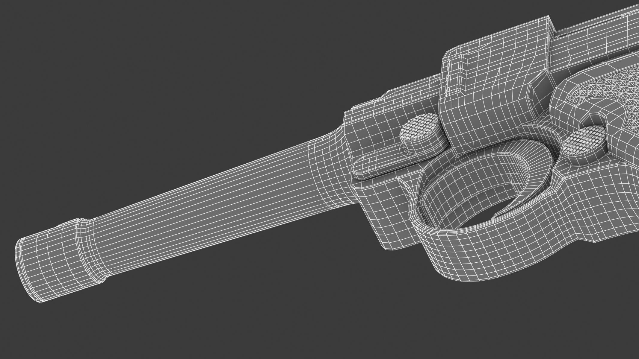 Luger pistol 3D model_25