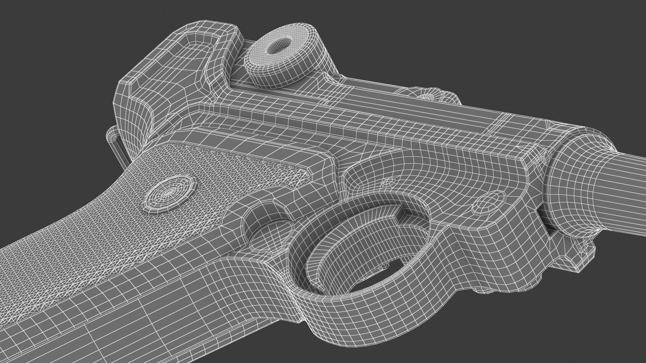Luger pistol 3D model_28