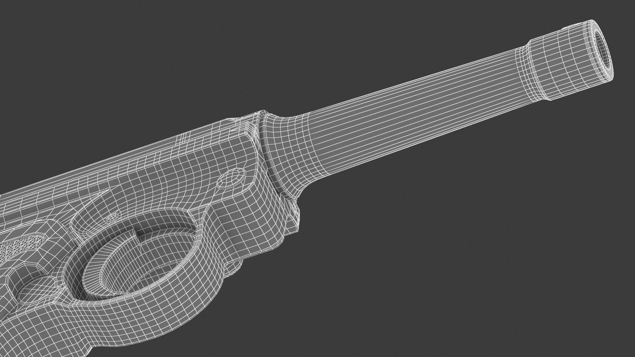 Luger pistol 3D model_27
