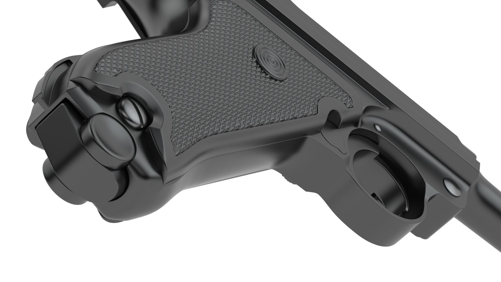 Luger pistol 3D model_11