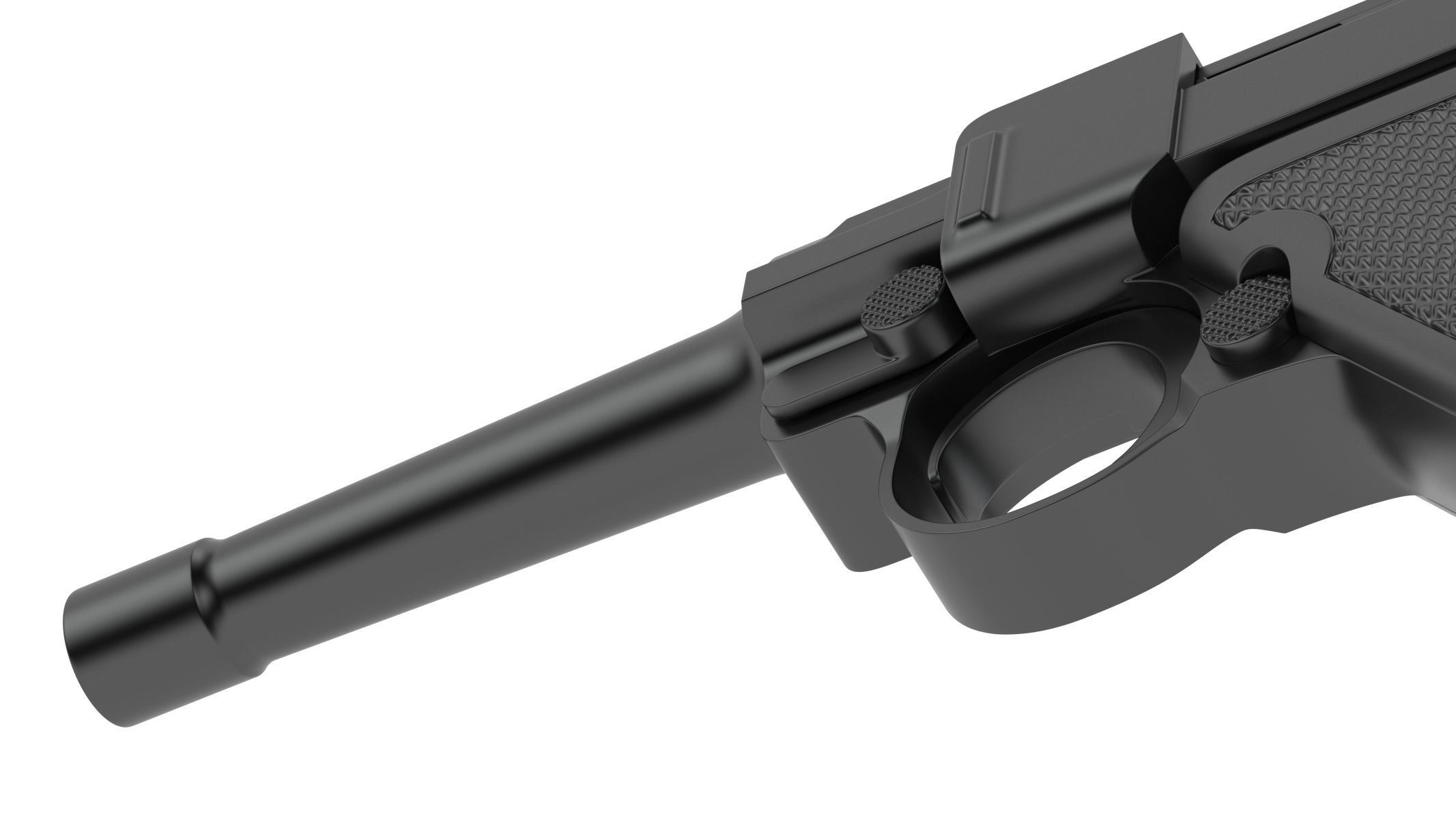 Luger pistol 3D model_10