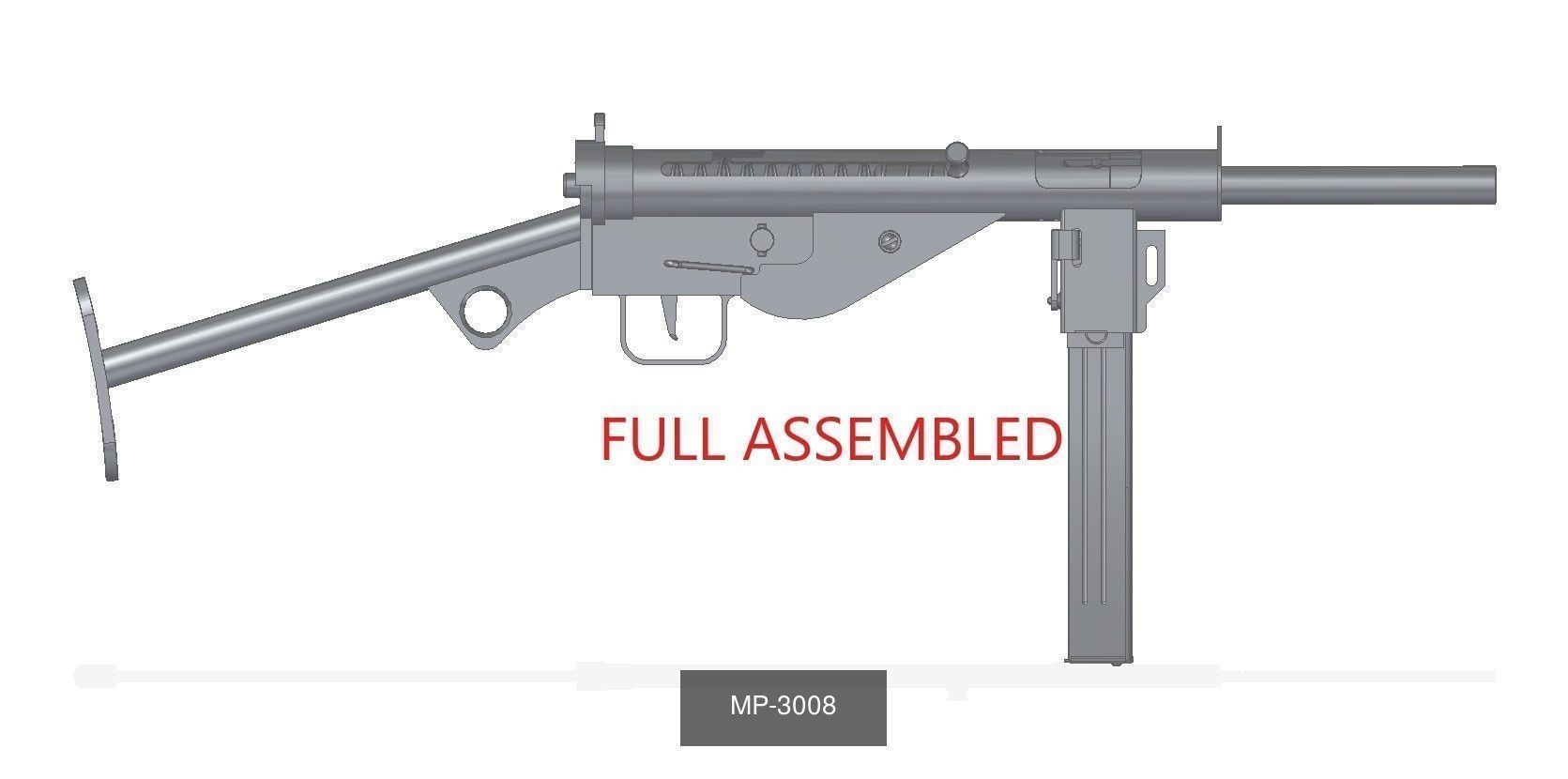 STEN collection full assembled luftwaffe grenade launcher _7