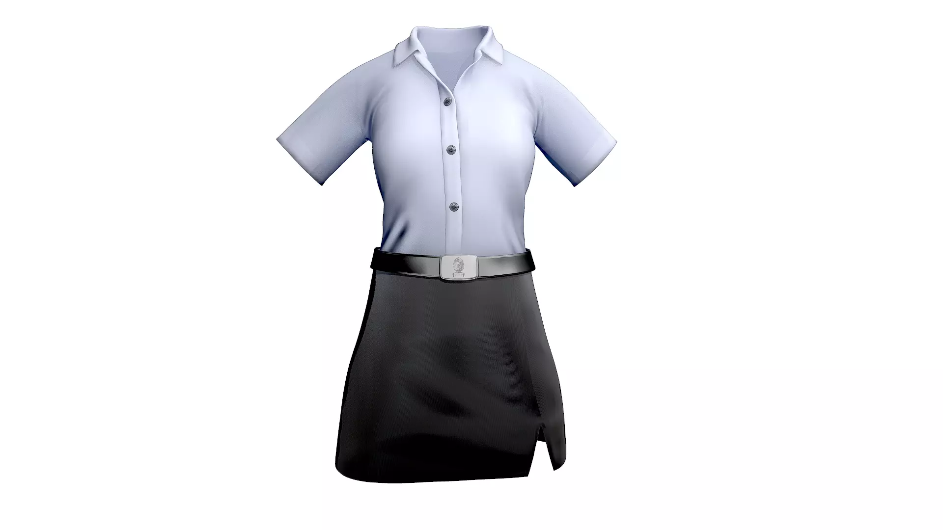 University Uniforms 3D model_0