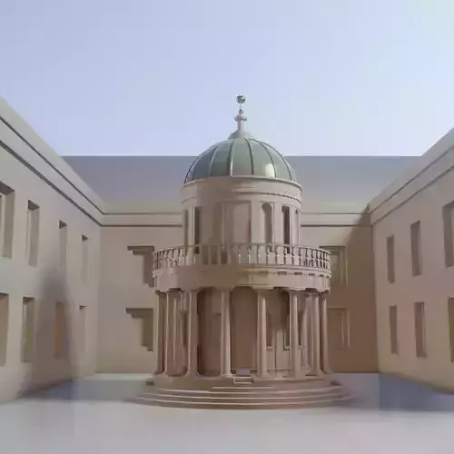 San Pietro in Montorio - Bramante 3D model