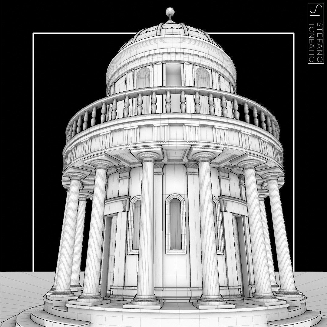 San Pietro in Montorio - Bramante 3D model_2