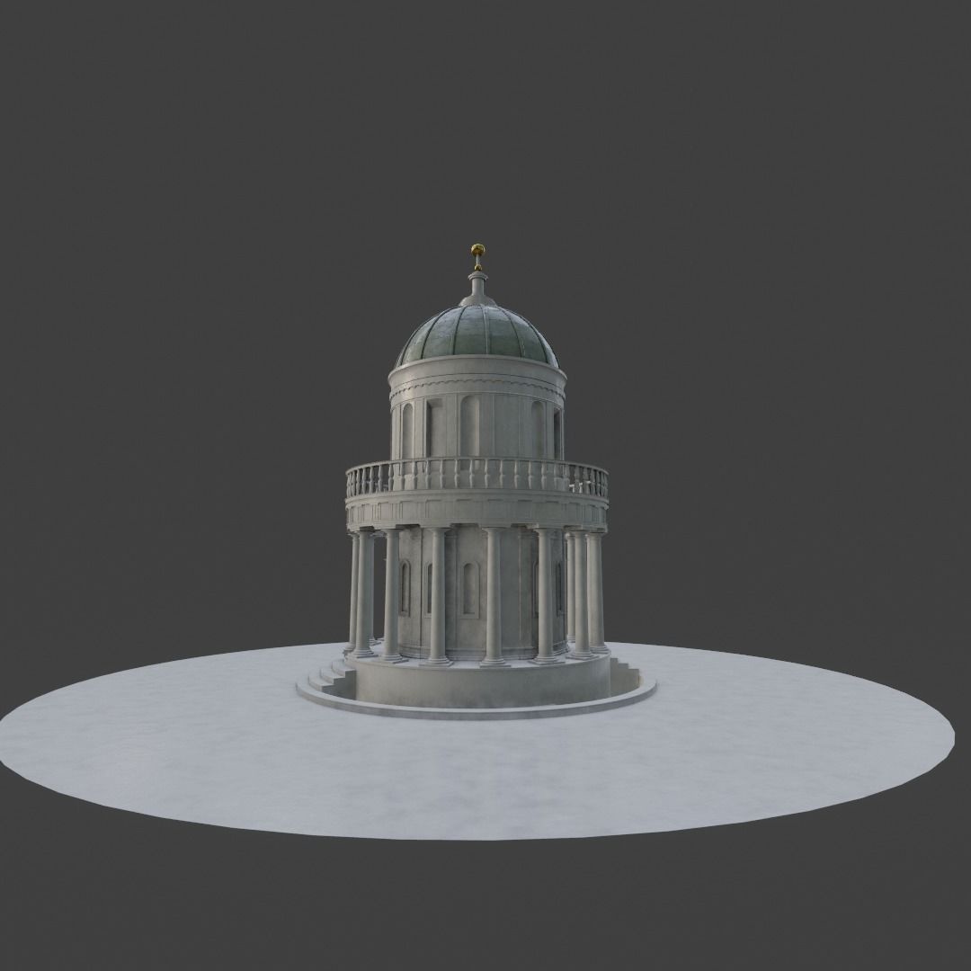 San Pietro in Montorio - Bramante 3D model_3