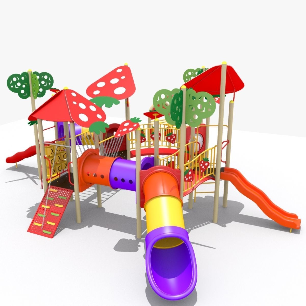 Strawberry Playground 3D model_10