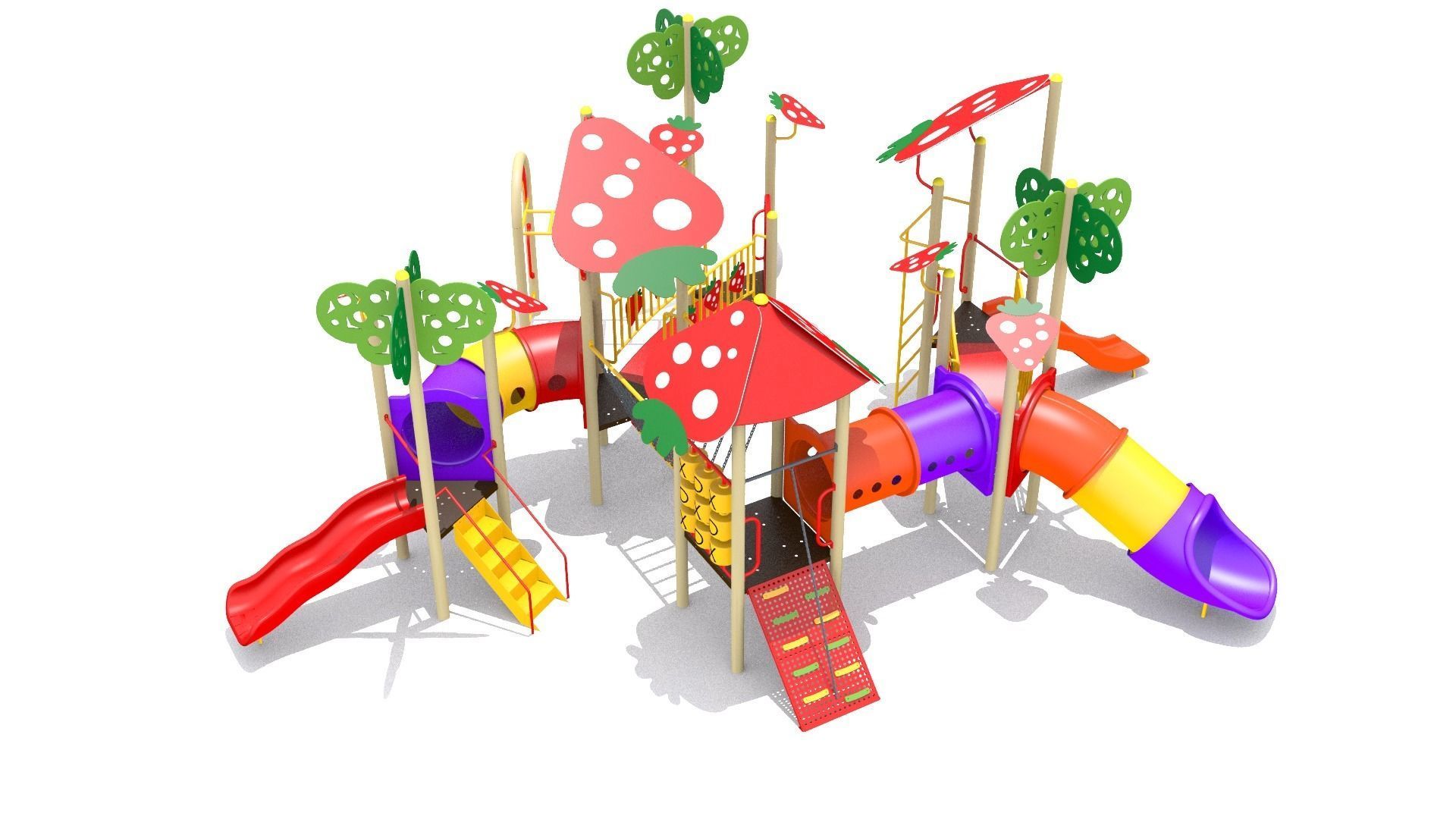 Strawberry Playground 3D model_7