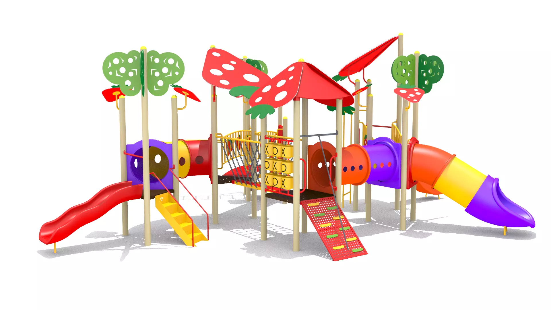 Strawberry Playground 3D model_0