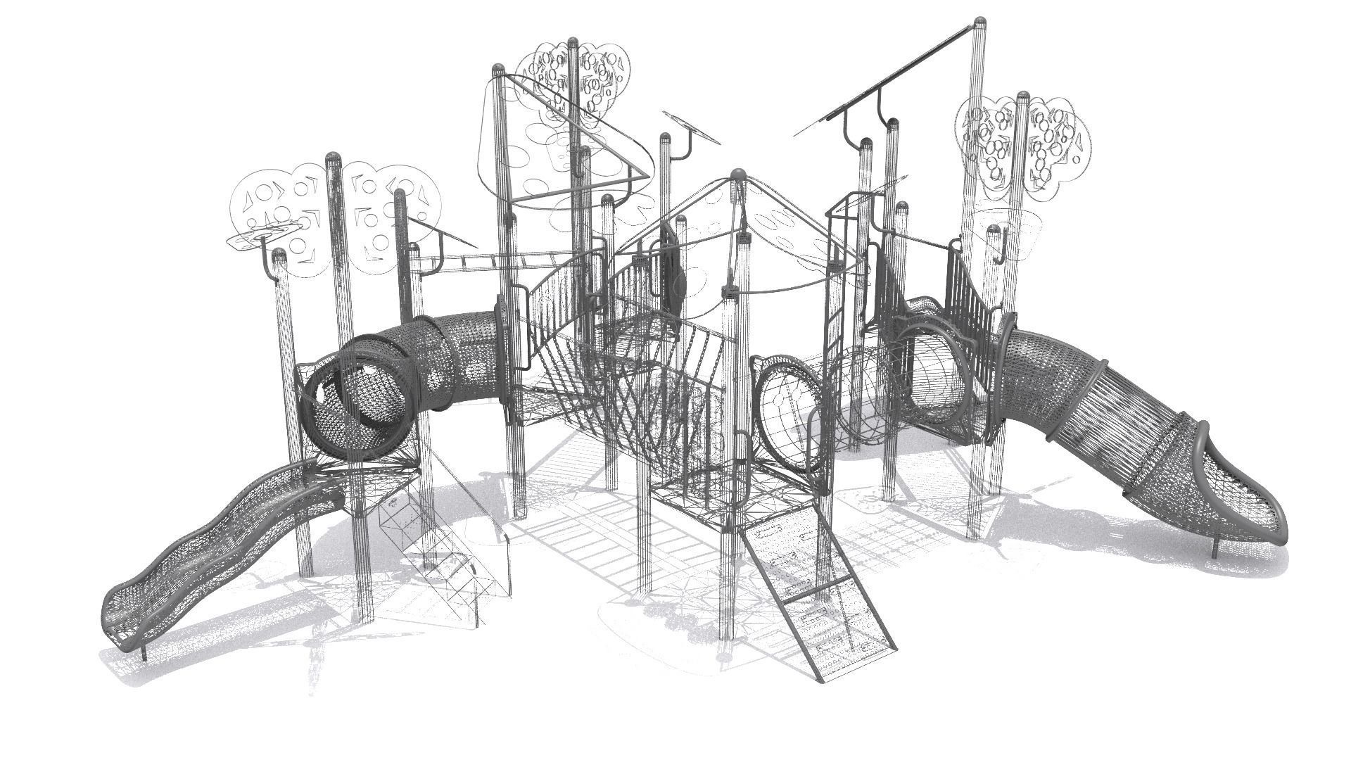 Strawberry Playground 3D model_11