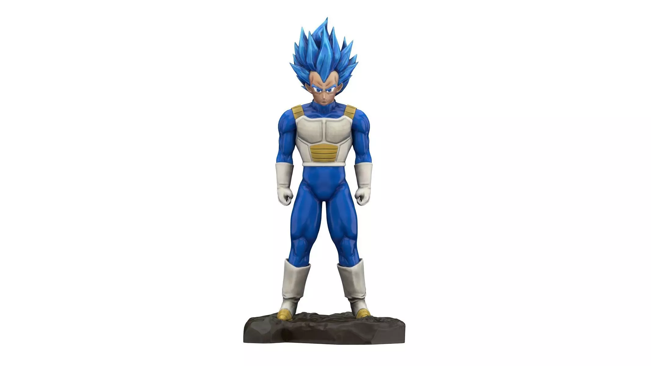 Vegeta Super Saiyan Low-poly 3D model