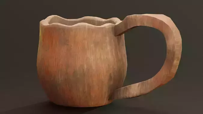 Old Glass - Game Ready - Low Poly PBR 3D Model 