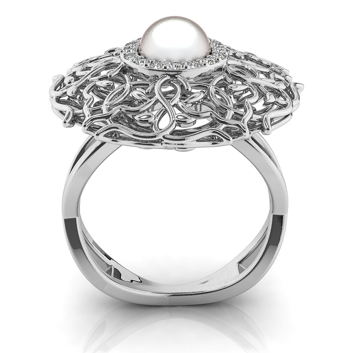 Fancy ring 3D print model_7