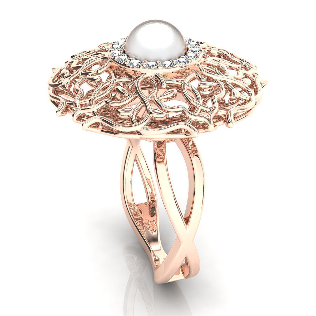 Fancy ring 3D print model_5