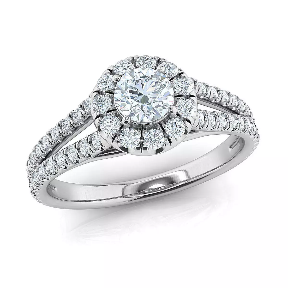 Halo ring - 4-mm center 3D print model