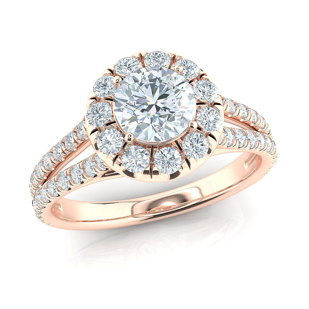 Halo ring - 5-10-mm center 3D print model_1