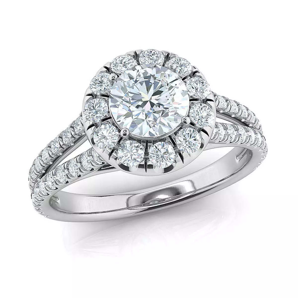 Halo ring - 5-10-mm center 3D print model_0