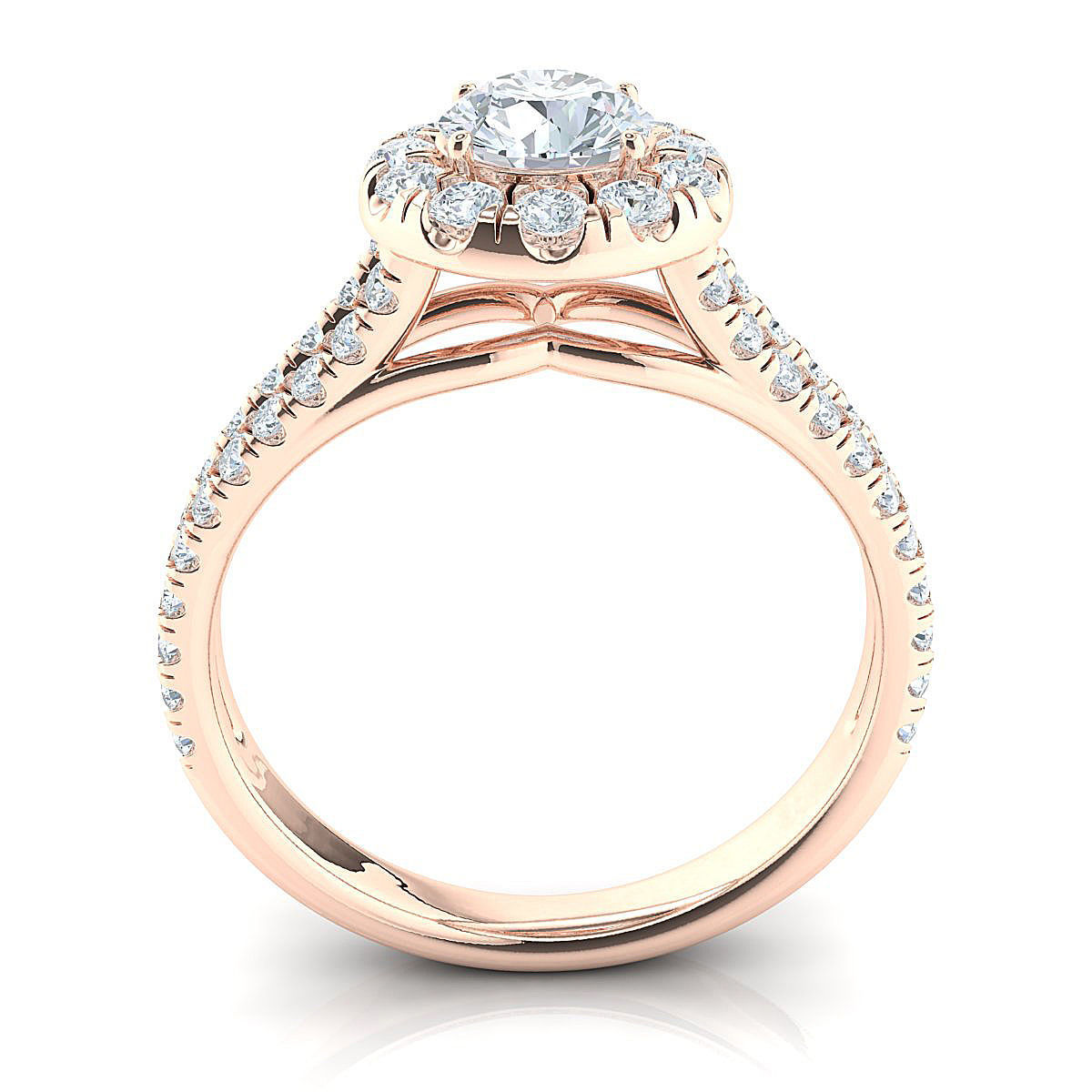 Halo ring - 5-10-mm center 3D print model_8