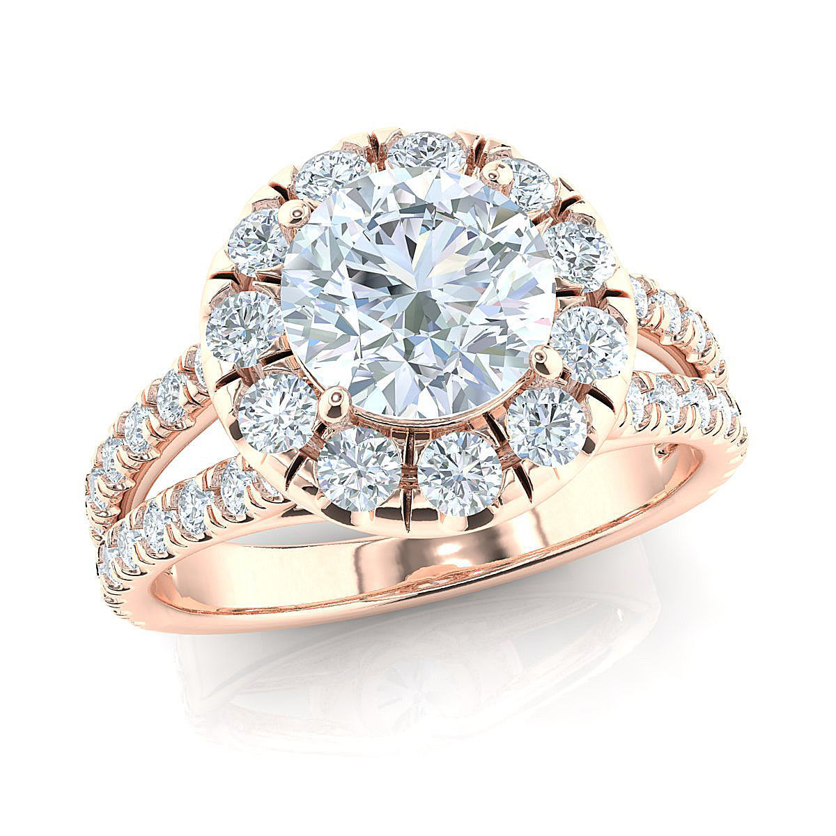 Halo ring - 6-50-mm center 3D print model_1