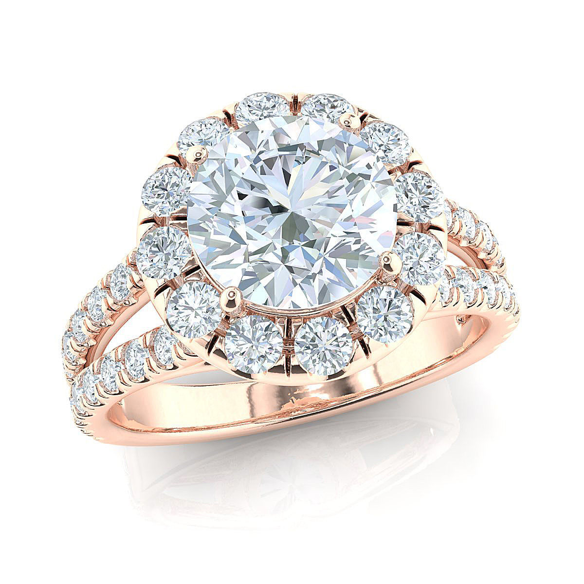 Halo ring - 7-30-mm center 3D print model_1