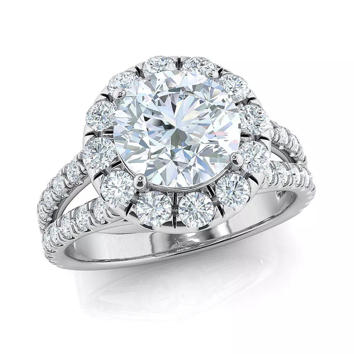 Halo ring - 7-30-mm center 3D print model_0