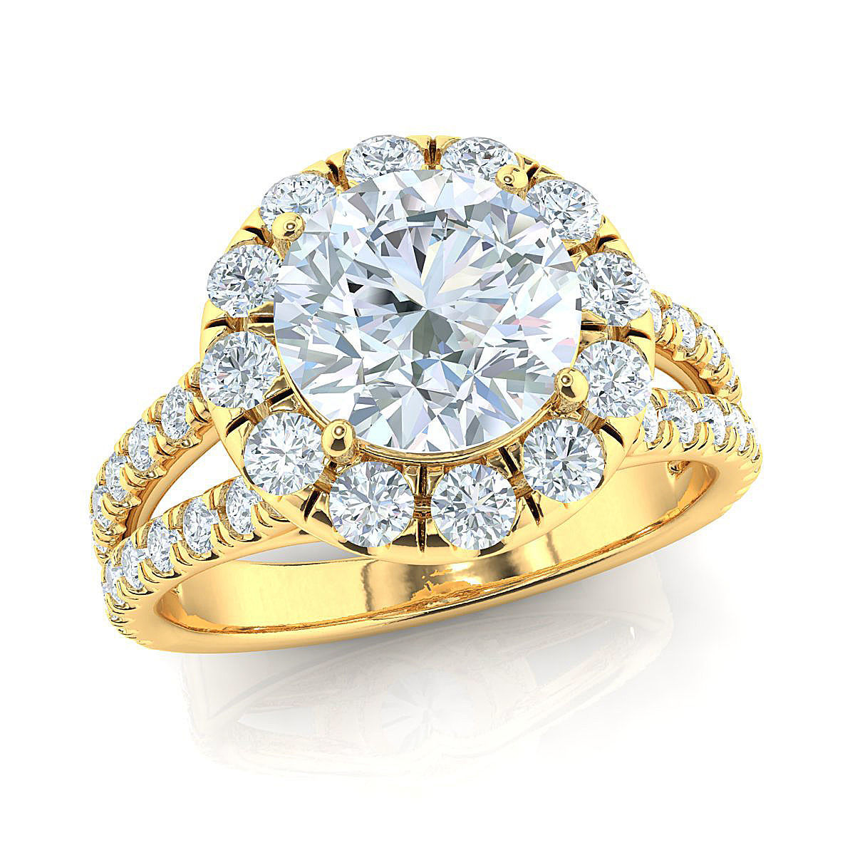 Halo ring - 7-30-mm center 3D print model_2