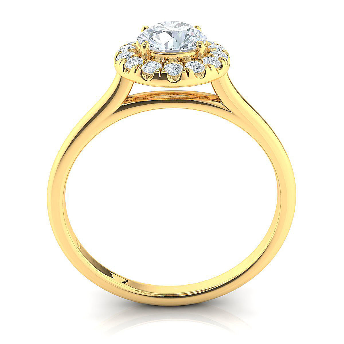 Halo ring - 5-10-mm center 3D print model_9