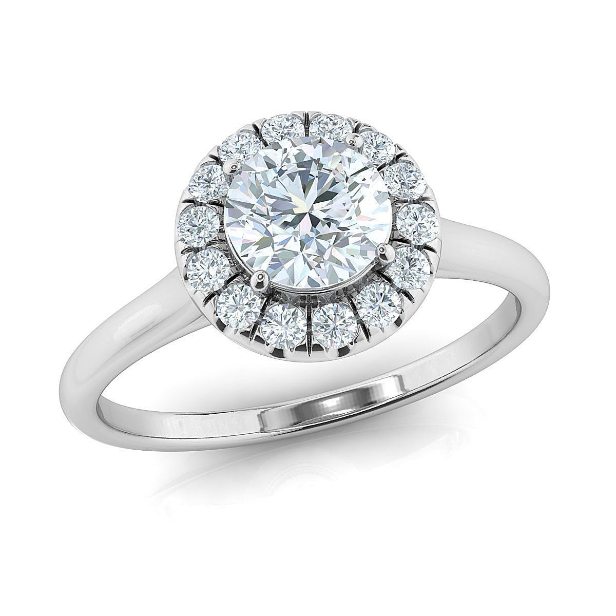 Halo ring - 5-10-mm center 3D print model_1