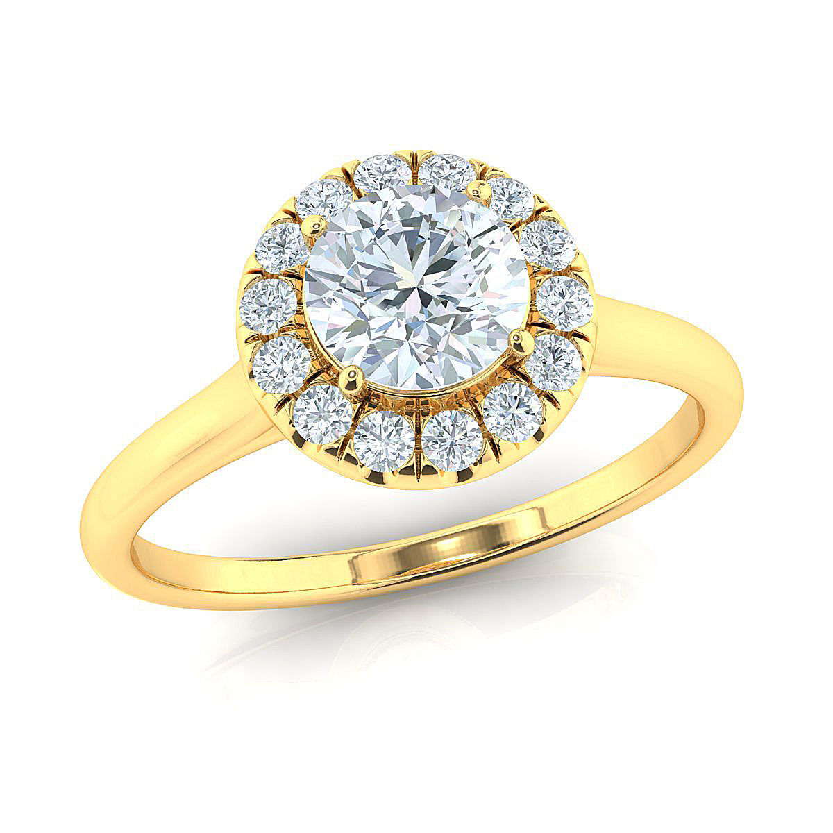 Halo ring - 5-10-mm center 3D print model_2