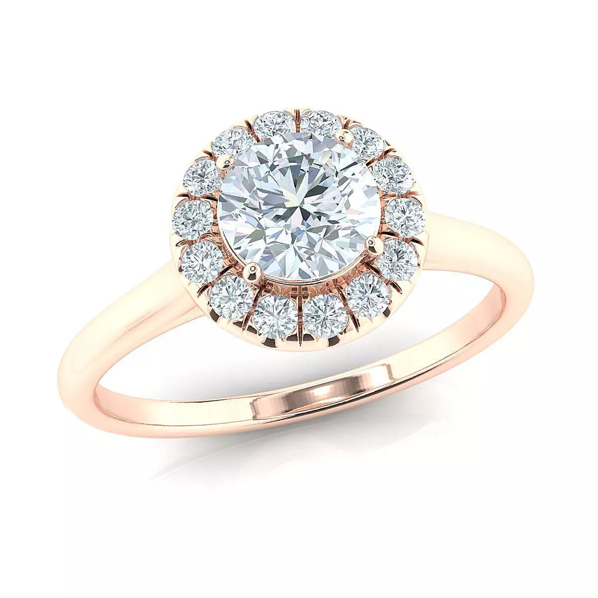 Halo ring - 5-10-mm center 3D print model_0