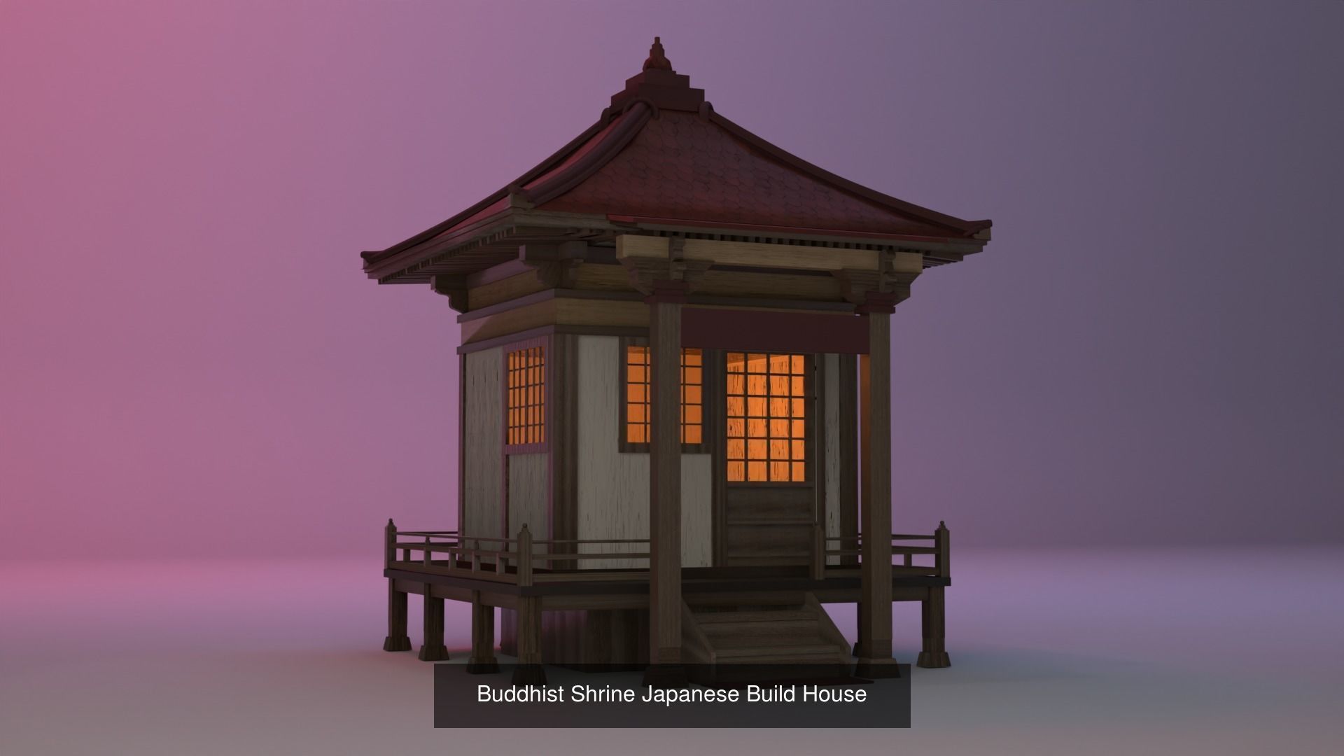 Japanese  Structures Buildings  3D Model Collection_4