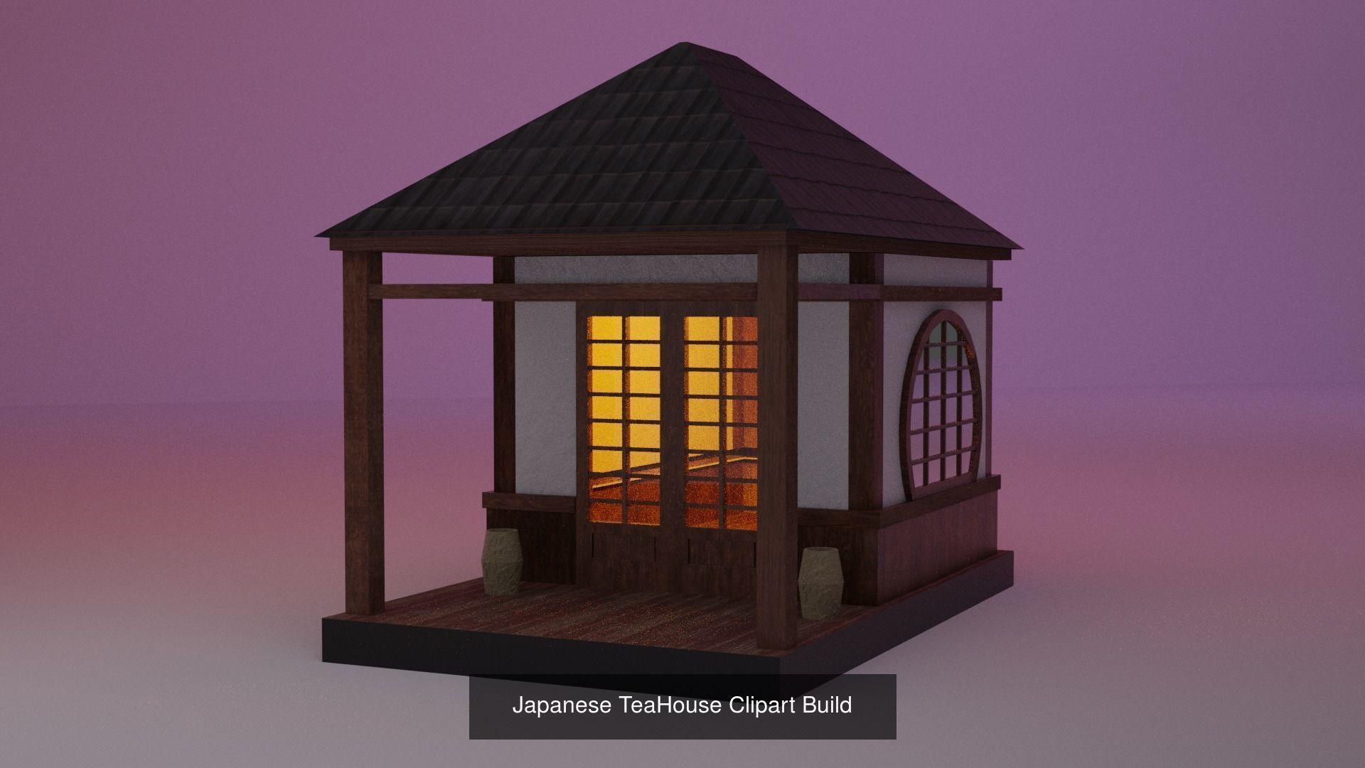 Japanese  Structures Buildings  3D Model Collection_3