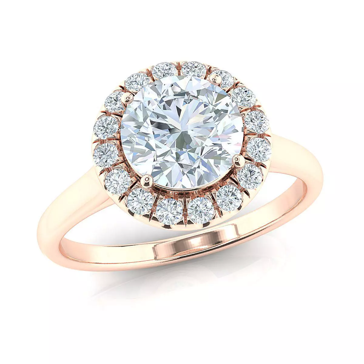 Halo ring - 6-50-mm center 3D print model_0