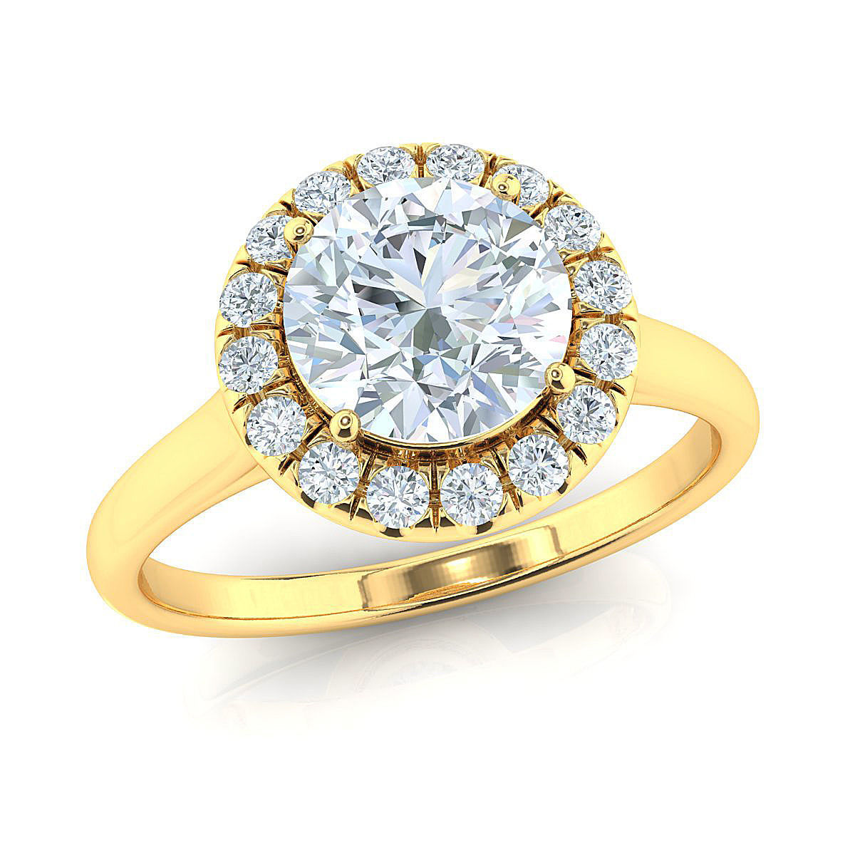 Halo ring - 6-50-mm center 3D print model_2