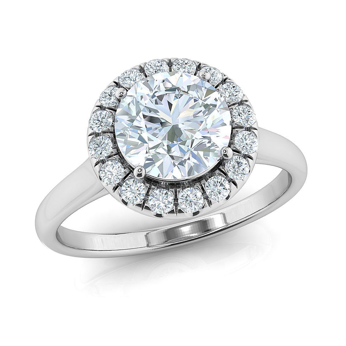 Halo ring - 6-50-mm center 3D print model_1