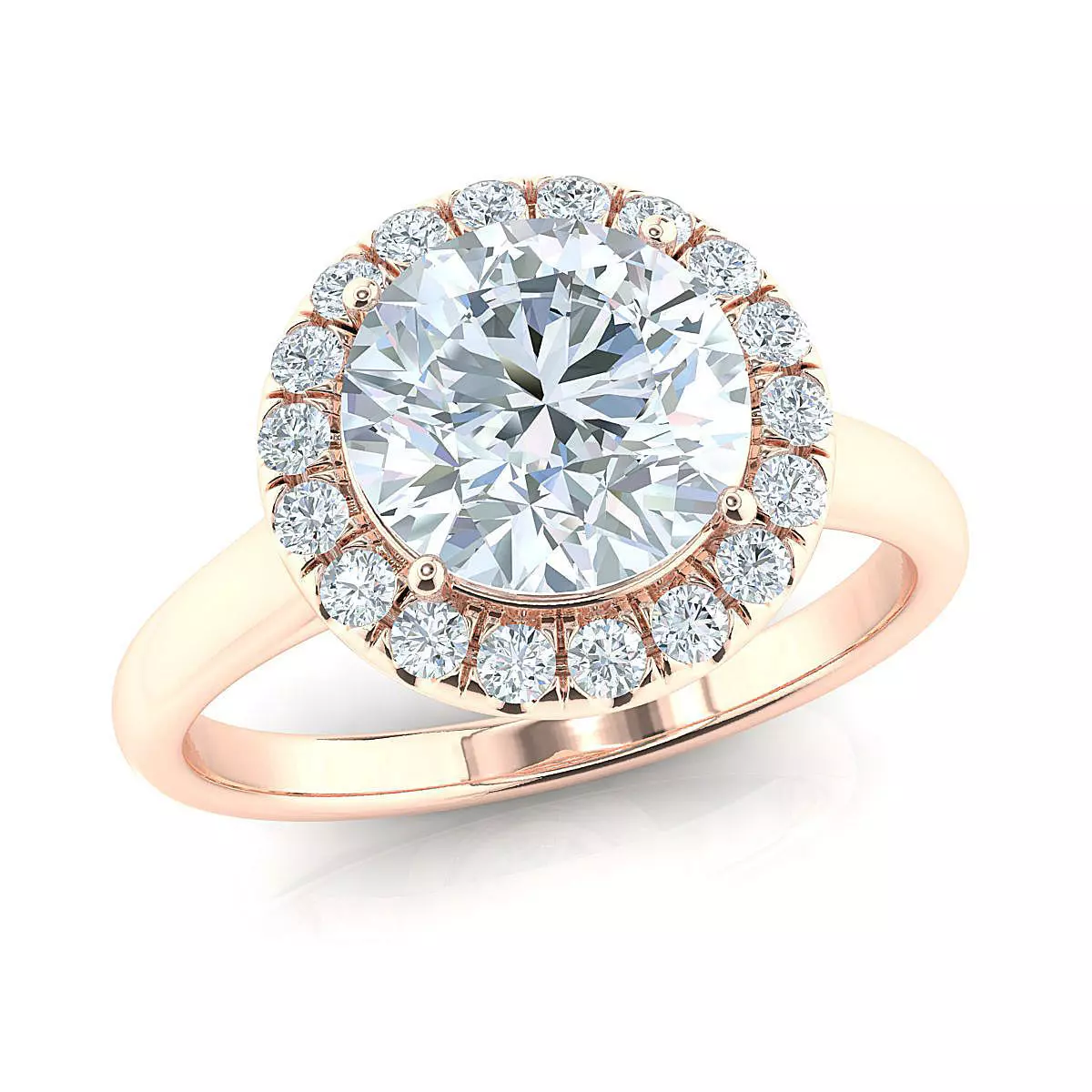 Halo ring - 7-30-mm center 3D print model_0