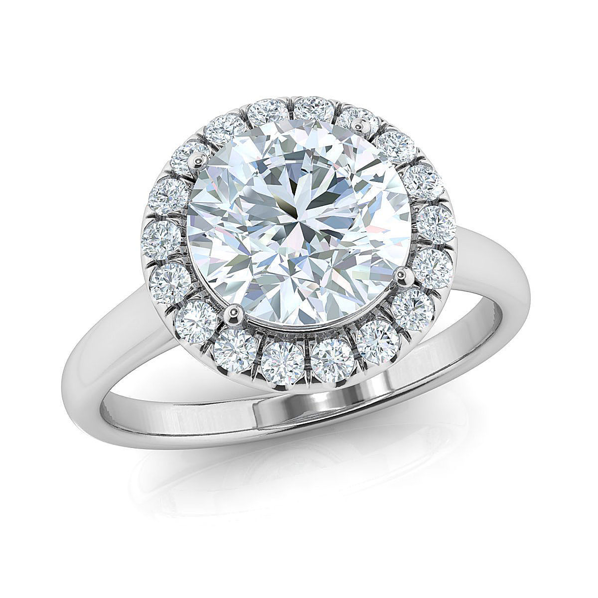 Halo ring - 7-30-mm center 3D print model_1