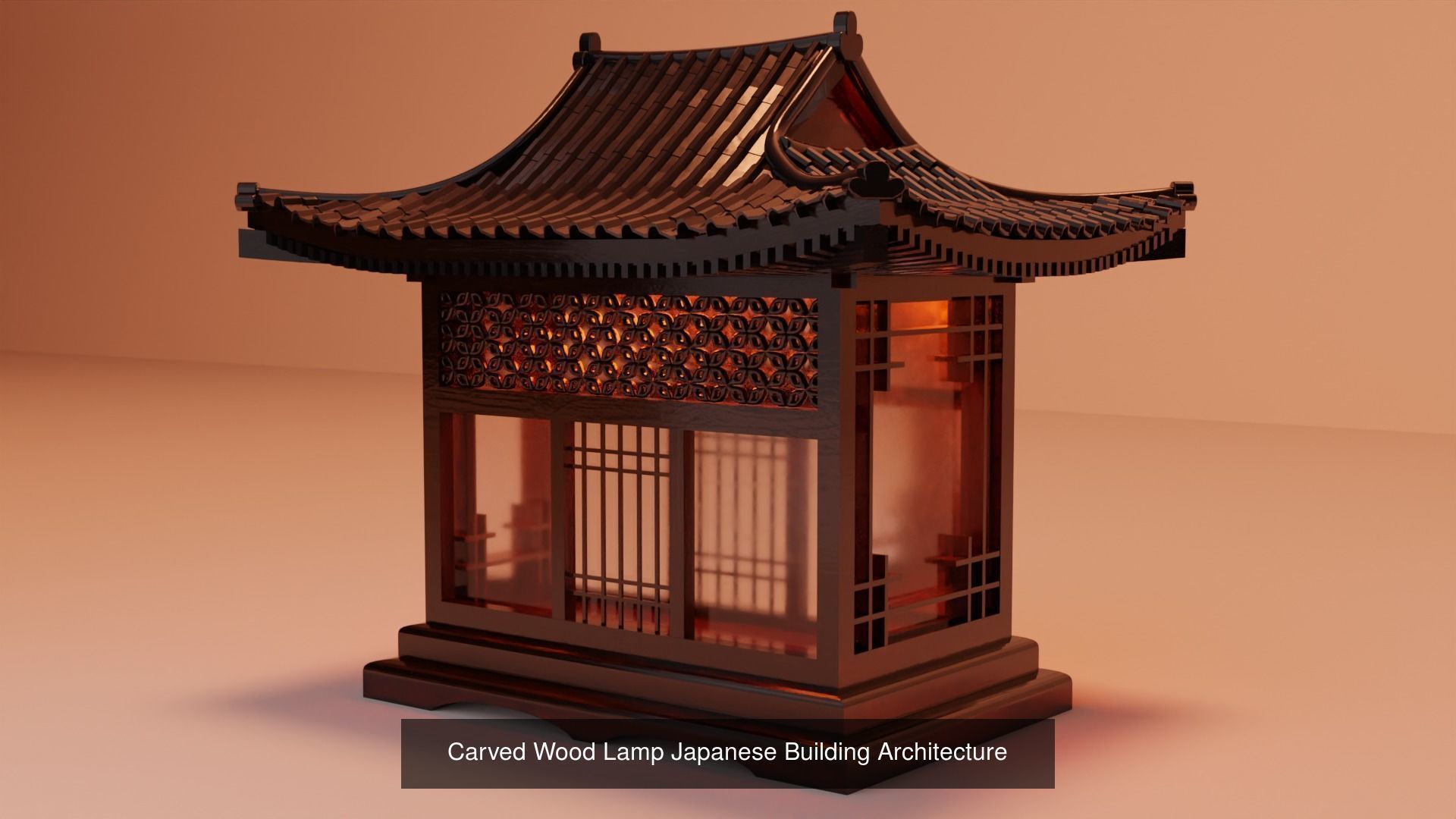 Japanese Garden Structures Buildings Exterior  3D Model Collection_3