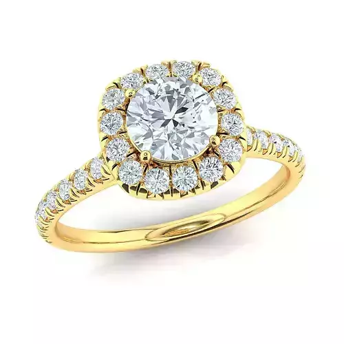 Engagement ring 5-10 mm center