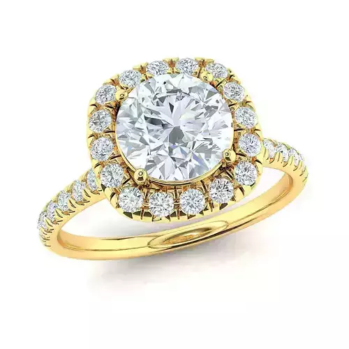 Engagement ring 6-50 mm center