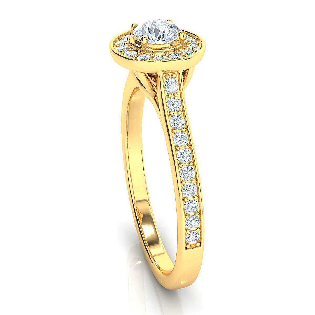 Fancy helo ring 4-00 mm center 3D print model_6