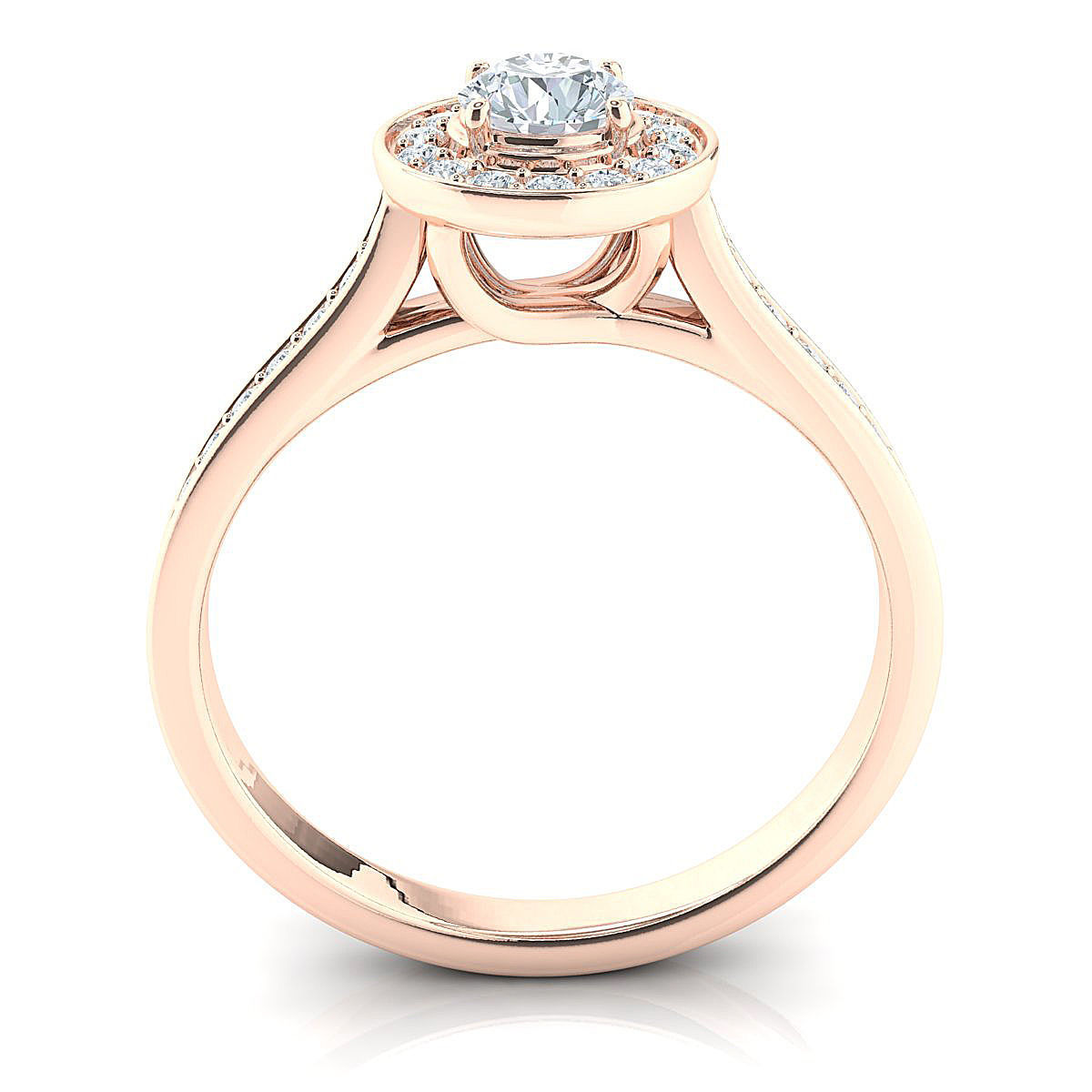 Fancy helo ring 4-00 mm center 3D print model_8