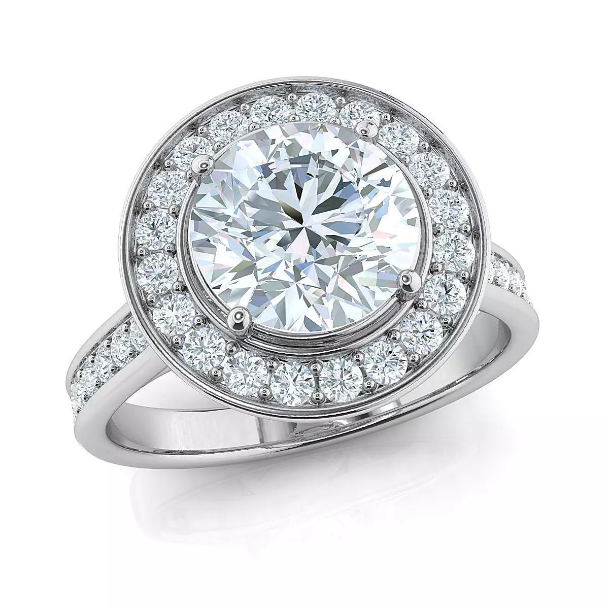 Fancy helo ring 7-30 mm center 3D print model