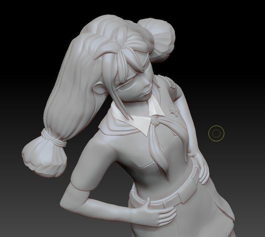 Ulyana  from Everlasting summer 3D print model 3D print model_3