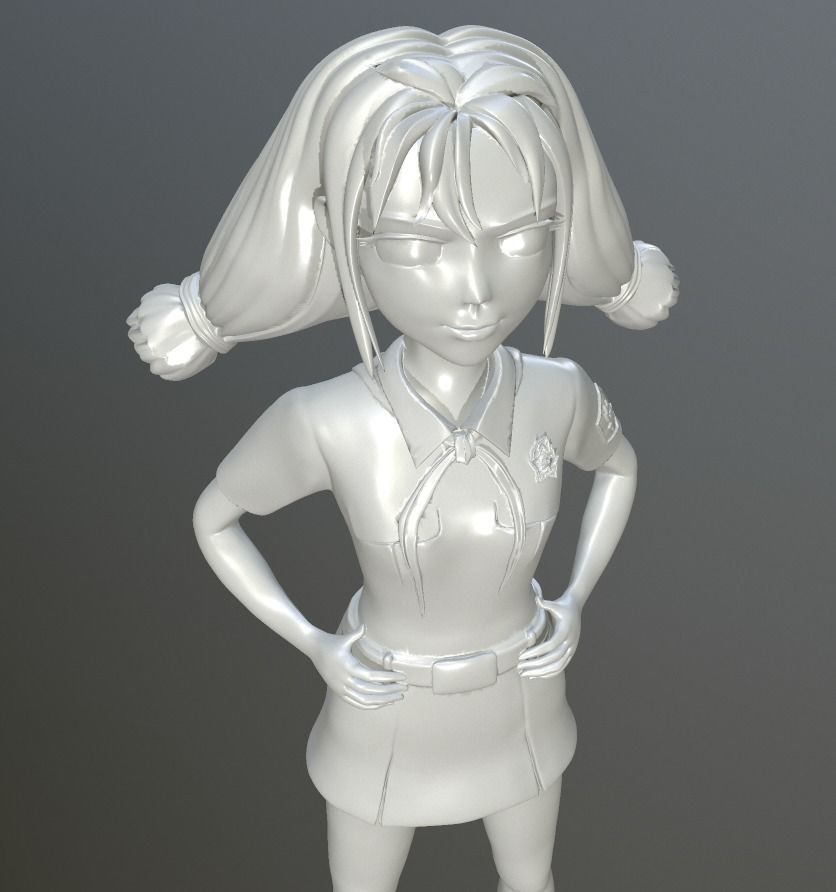 Ulyana  from Everlasting summer 3D print model 3D print model_6