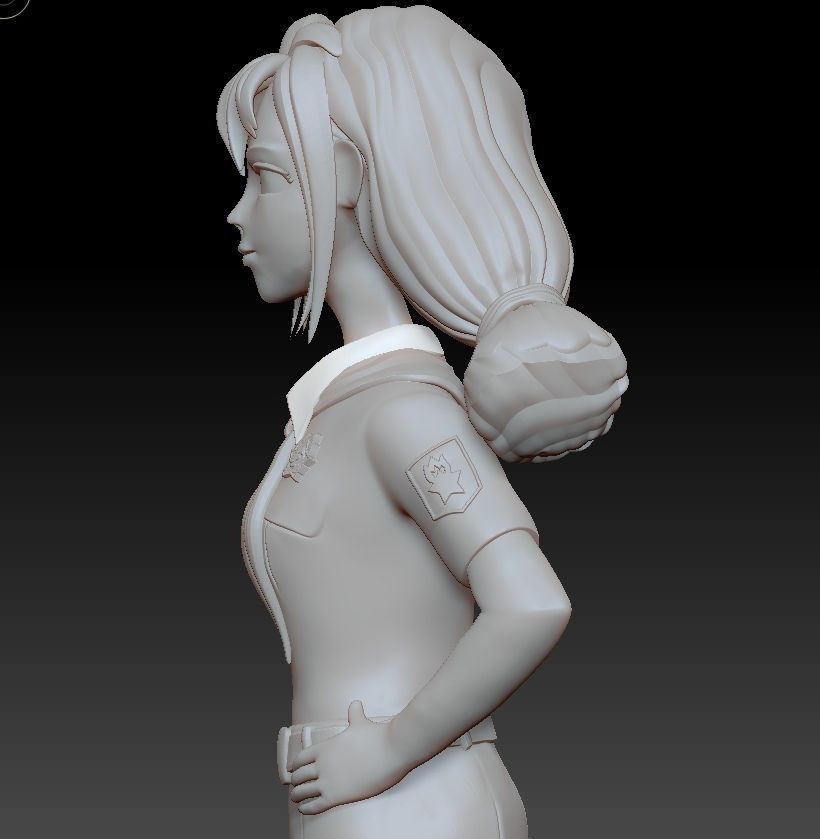 Ulyana  from Everlasting summer 3D print model 3D print model_4