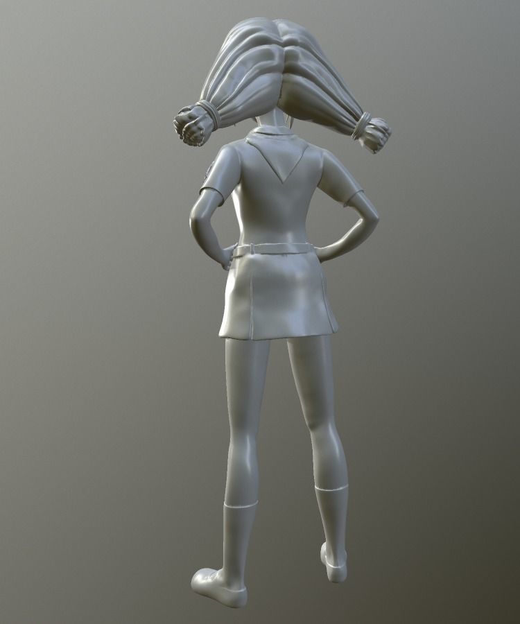 Ulyana  from Everlasting summer 3D print model 3D print model_8